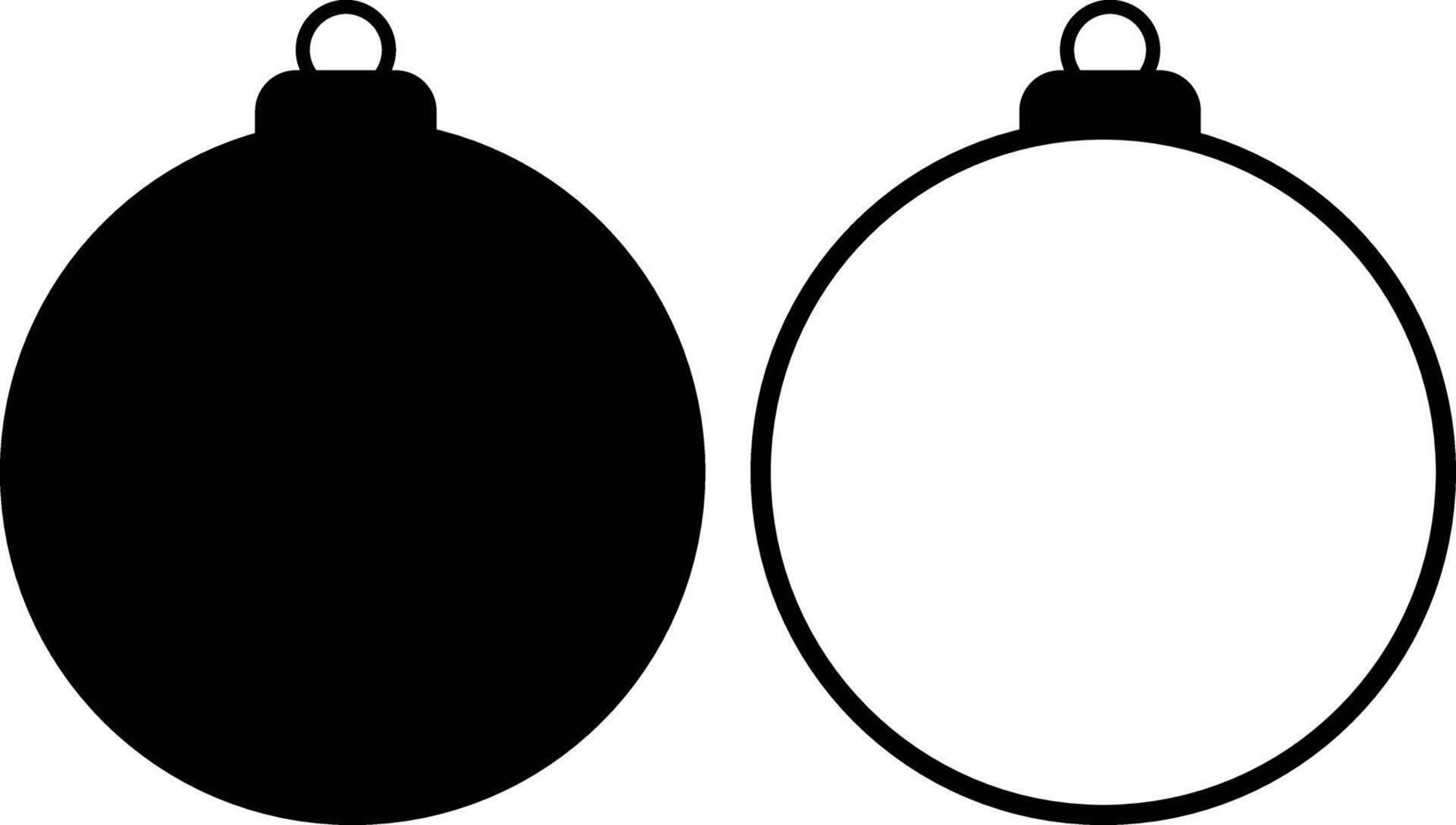 Christmas Ball simple design vector