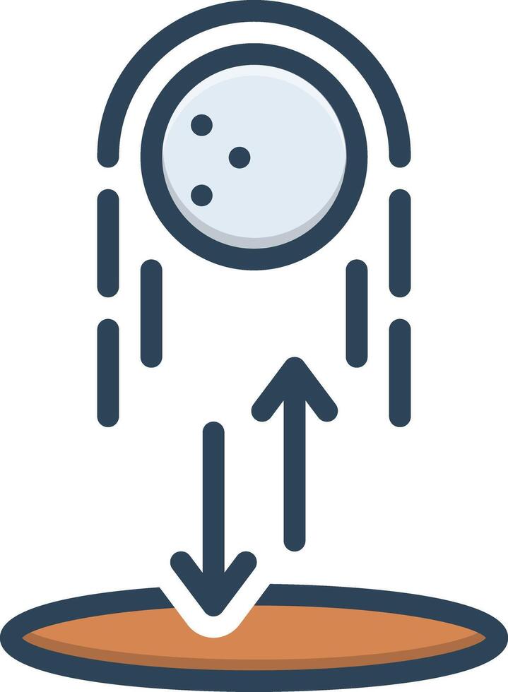 Color icon for animation vector