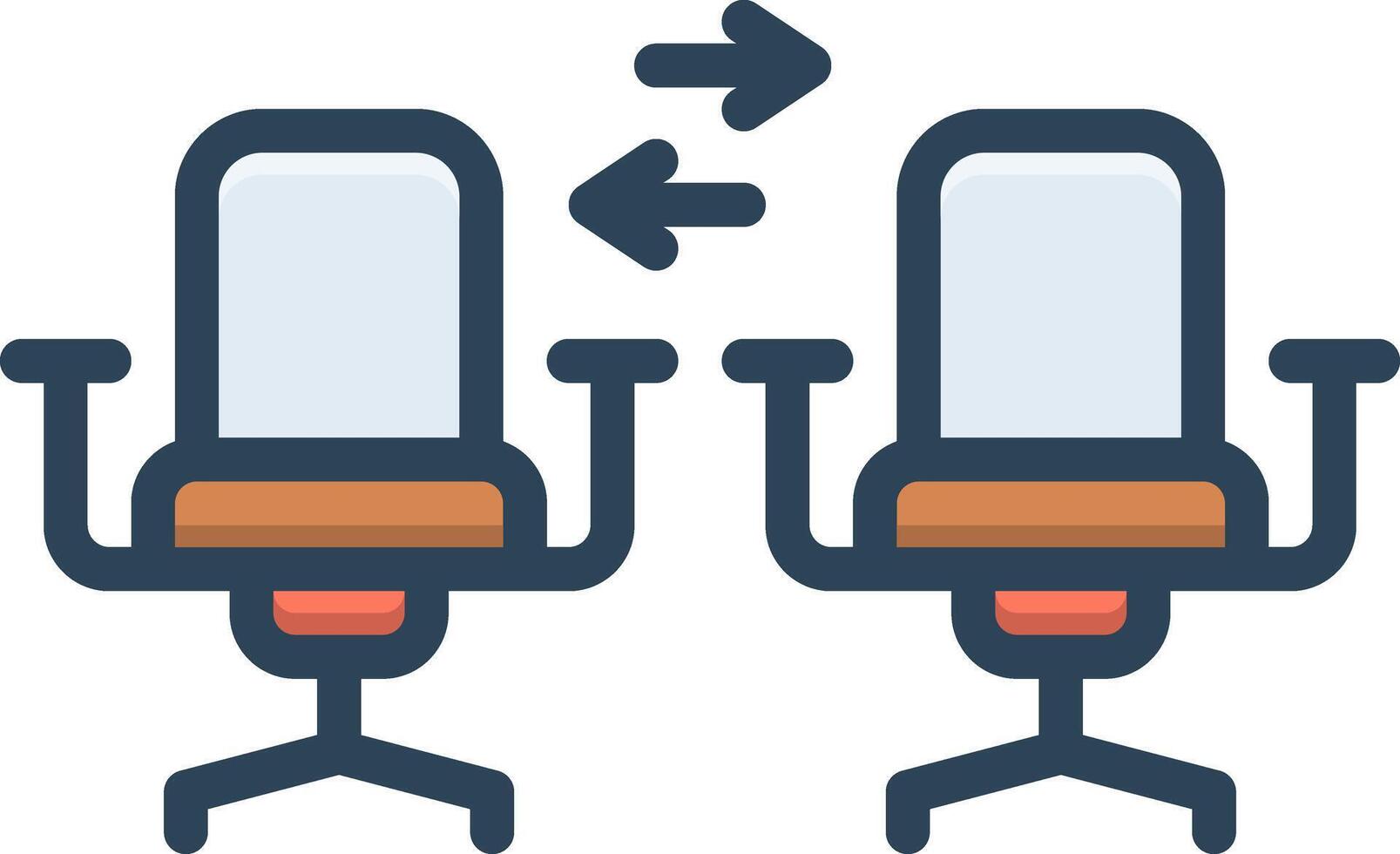Color icon for change position vector