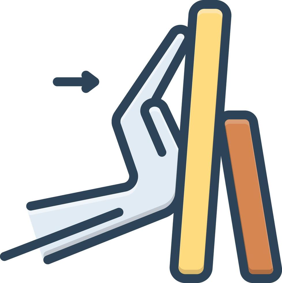 Color icon for force vector