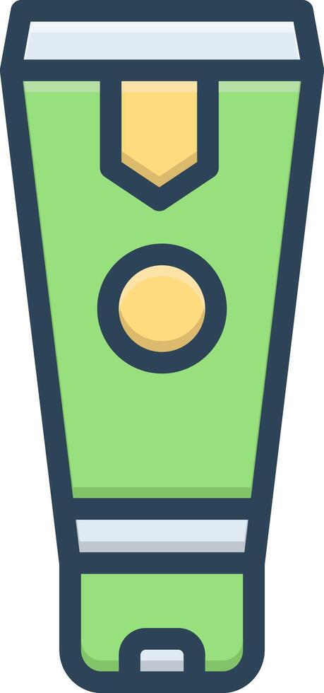Color icon for cream vector