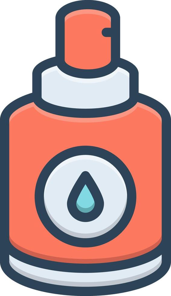 Color icon for lotion vector