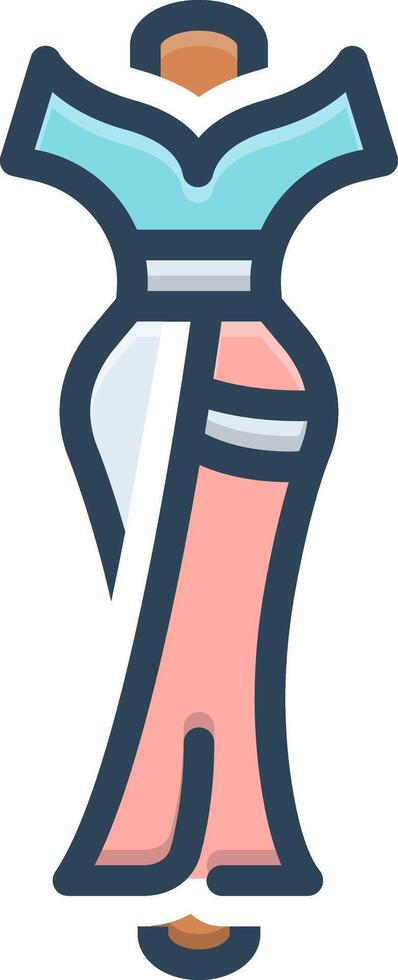 Color icon for dummy vector