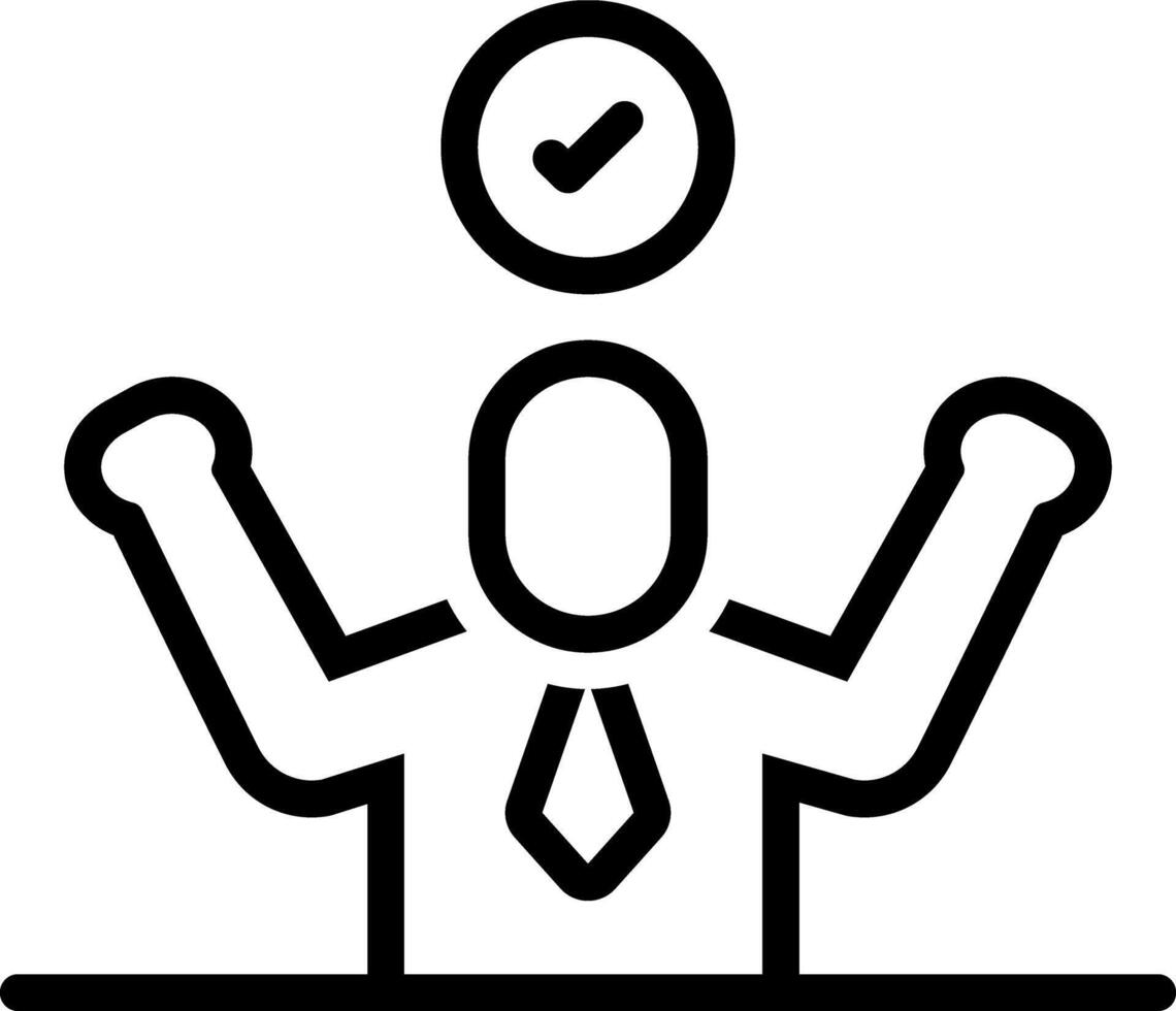 Black line icon for pass vector