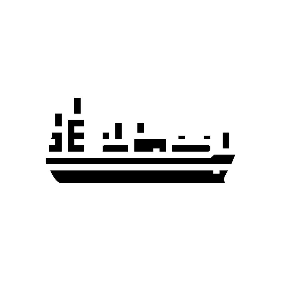 liquefied petroleum gas carrier glyph icon illustration vector