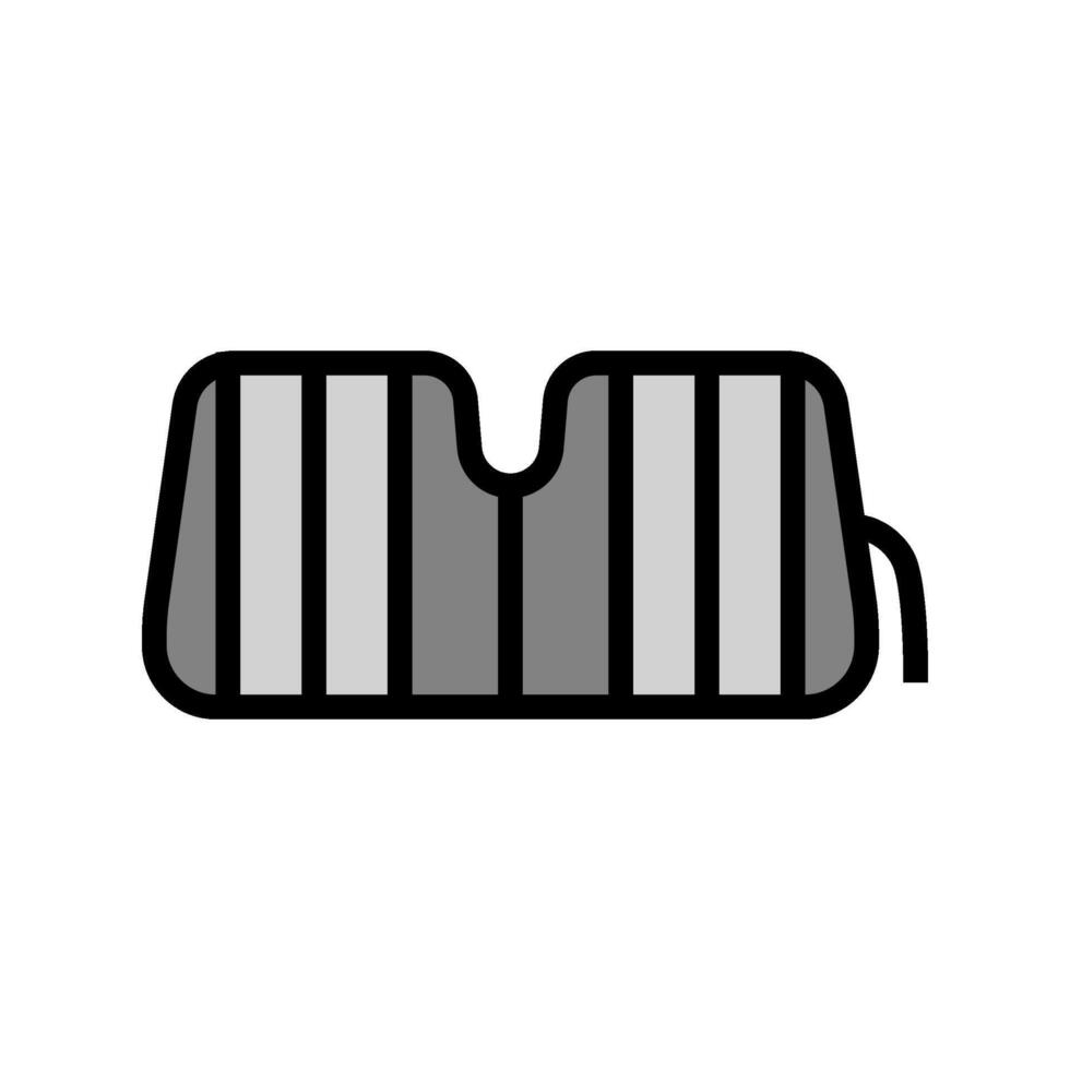sunshade accessory color icon illustration vector