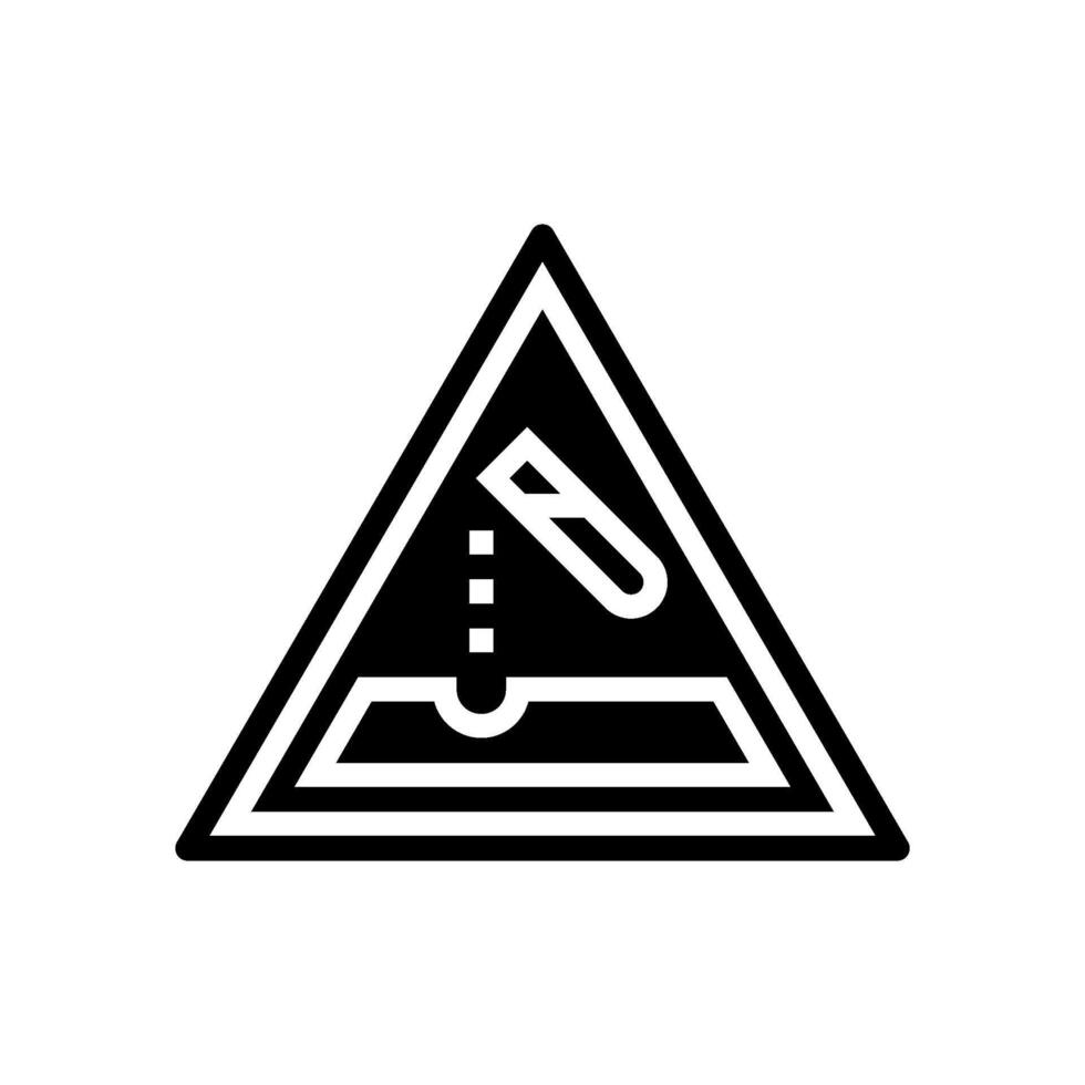 corrosive bleach glyph icon illustration vector