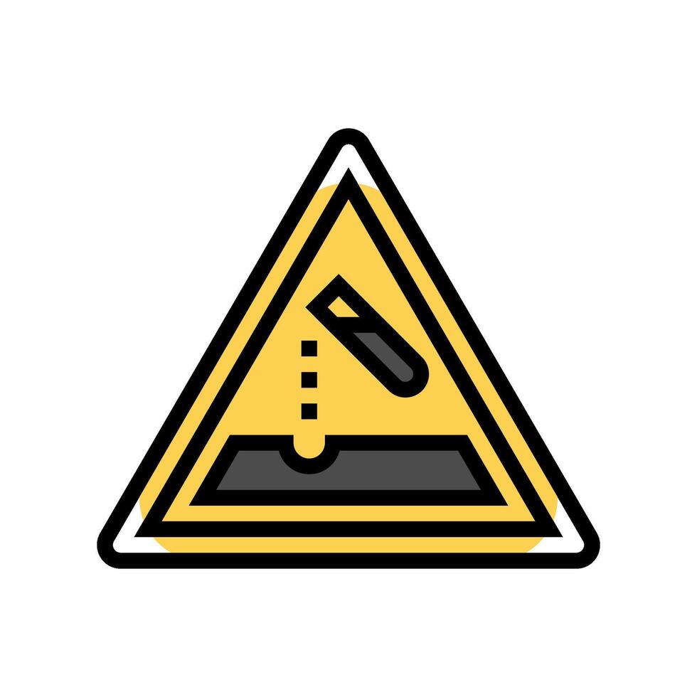 corrosive bleach color icon illustration vector