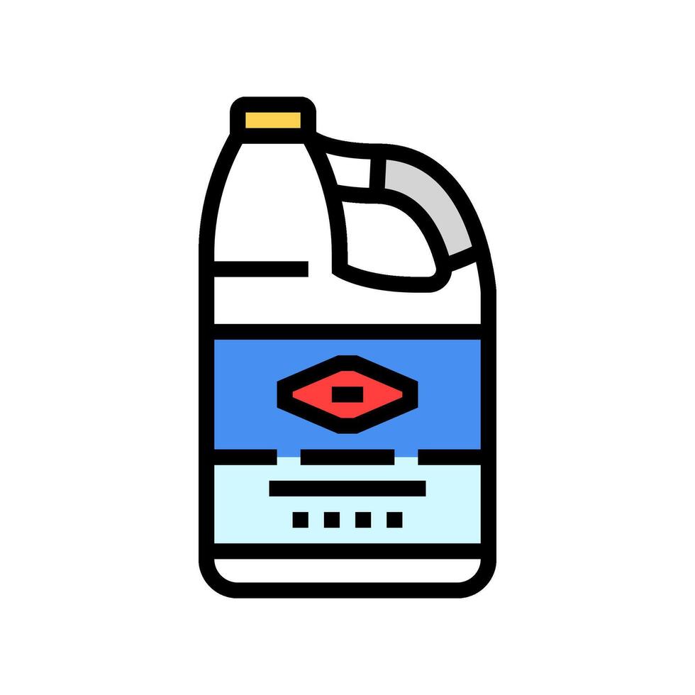 bleach bottle color icon illustration vector