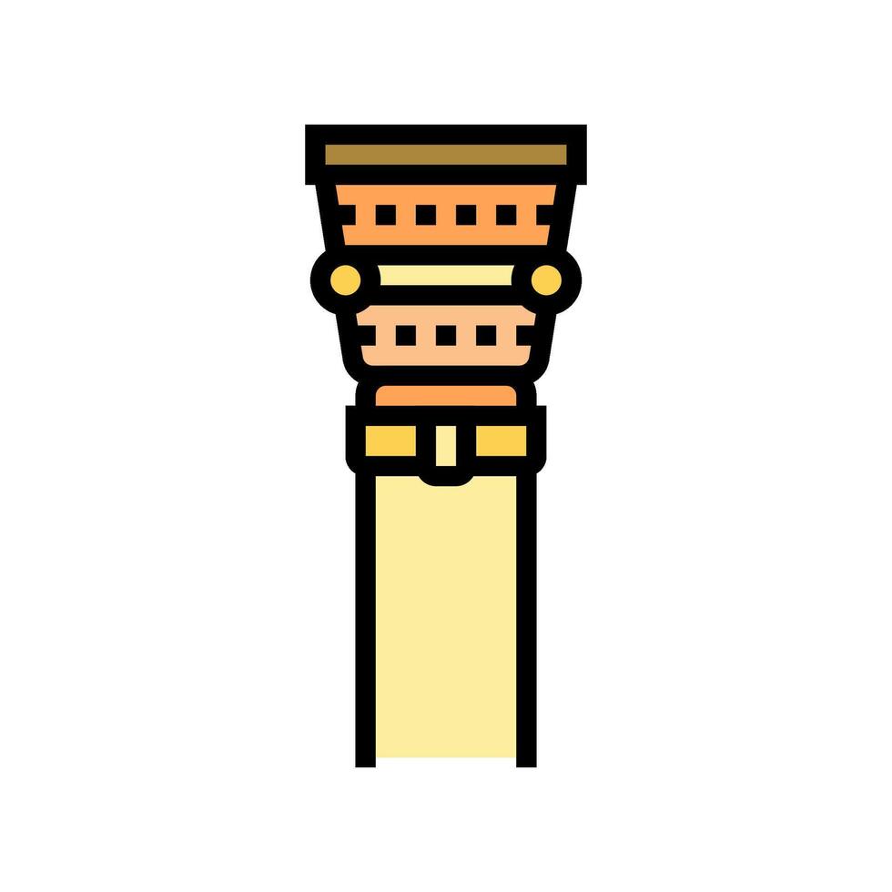 column byzantine color icon illustration vector