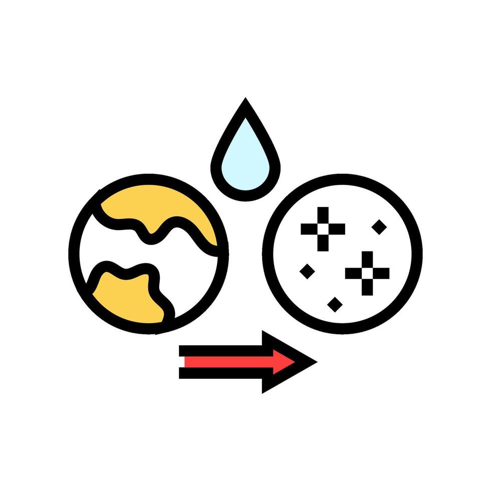 whitening bleach color icon illustration vector