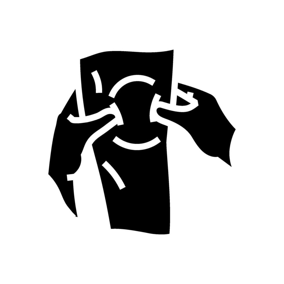 knees massage therapy glyph icon illustration vector