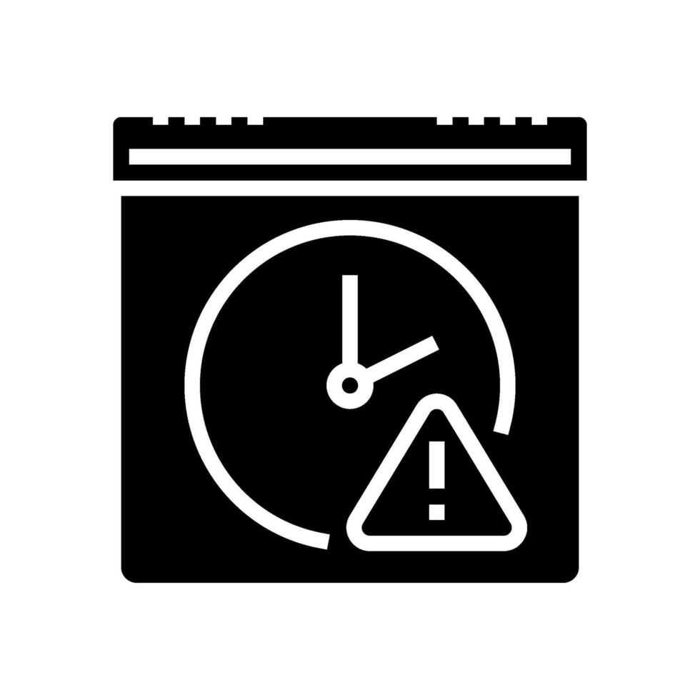 expiration date food safety glyph icon illustration vector