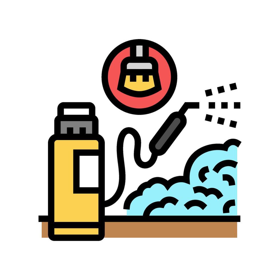 mold removal home maintenance color icon illustration vector