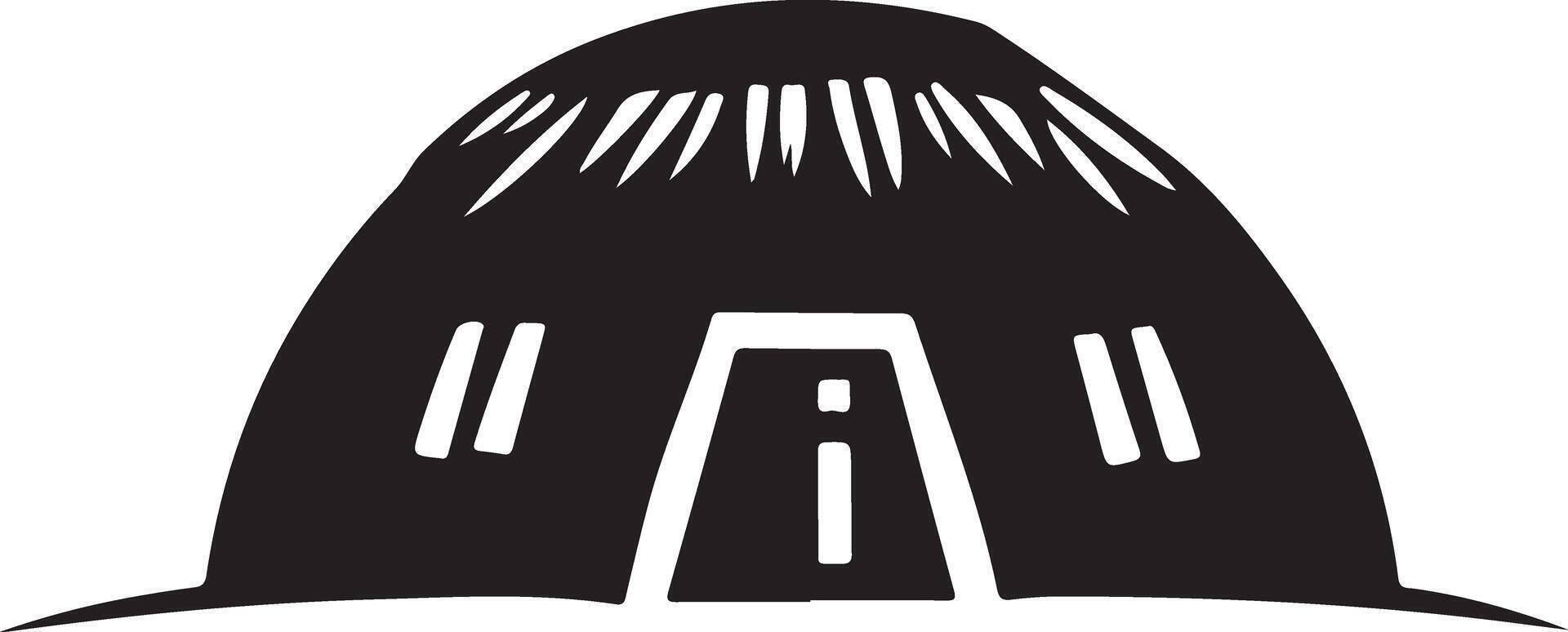 a black and white illustration of a house vector