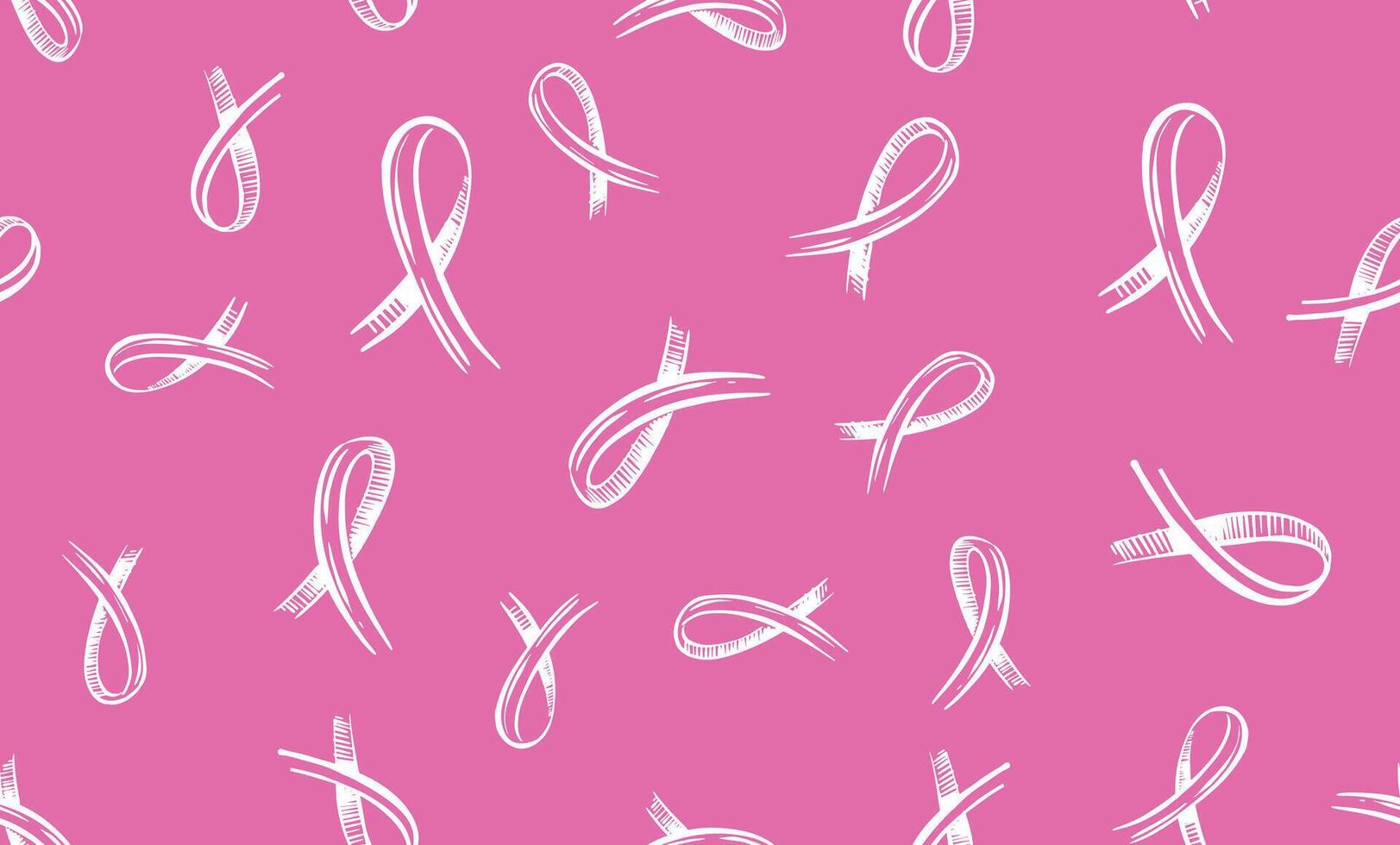 Pattern on pink, Breast cancer day. Illustration. vector