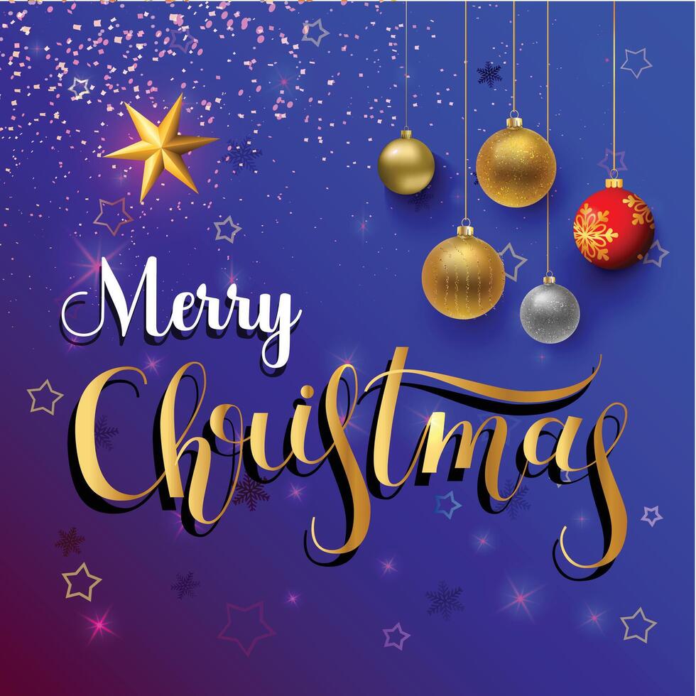Happy Christmas, Happy New Year Background vector