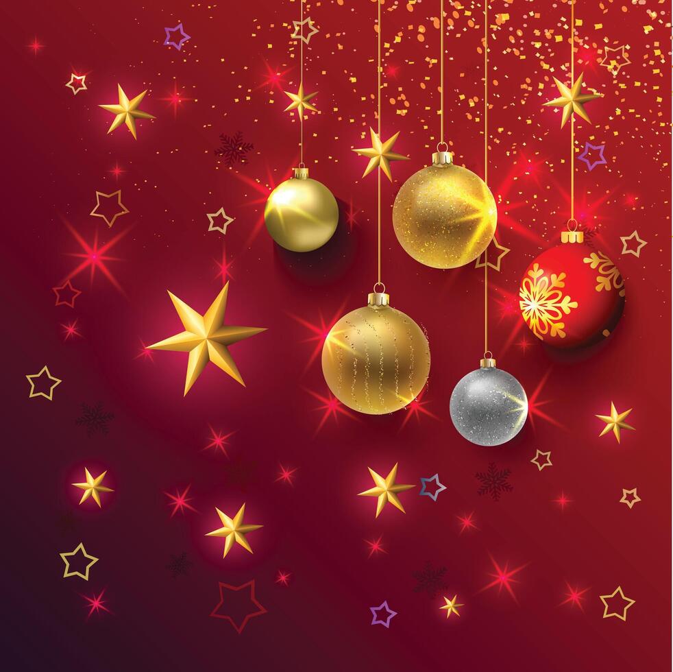 Merry Christmas, Happy New Year Background vector