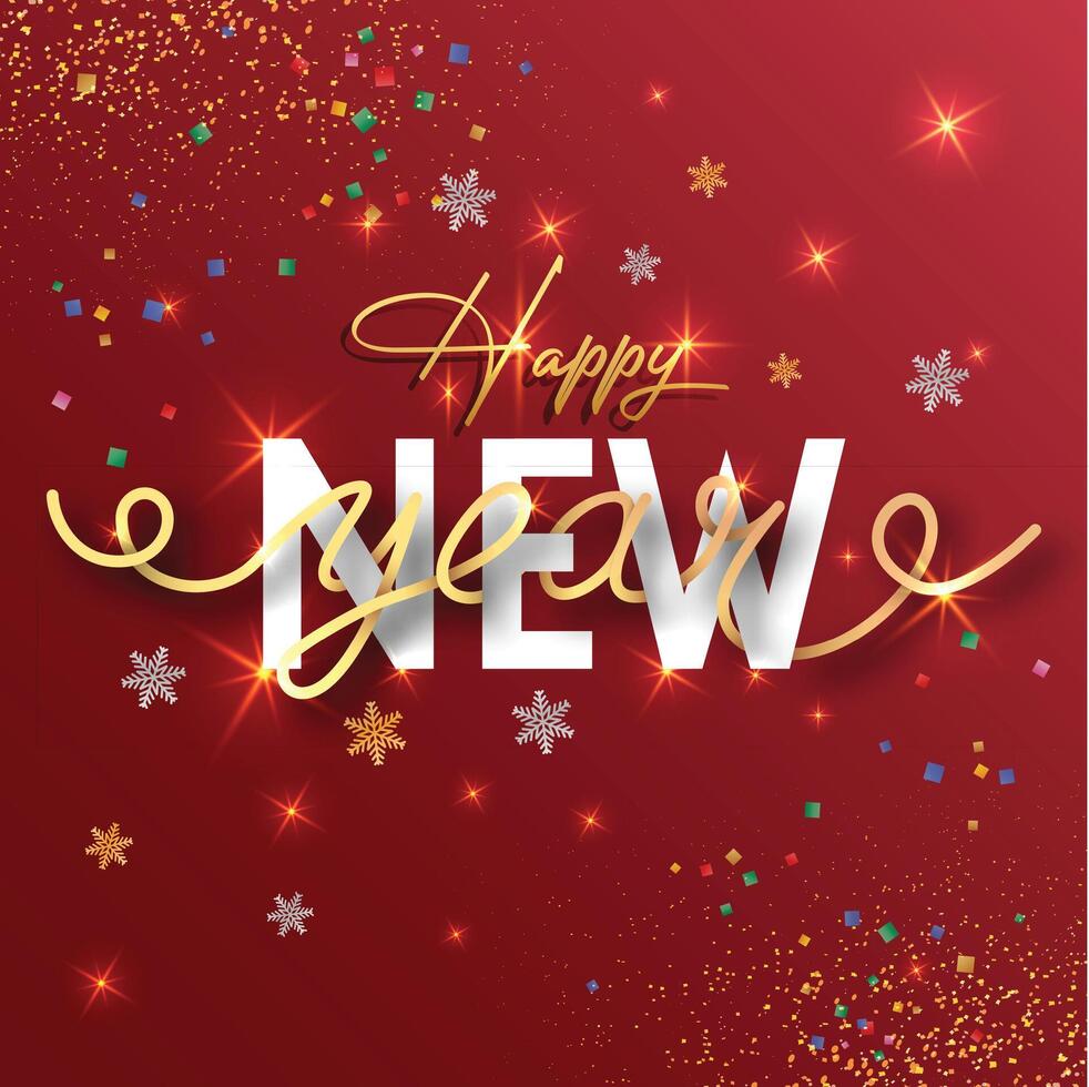 Happy New Year Background vector