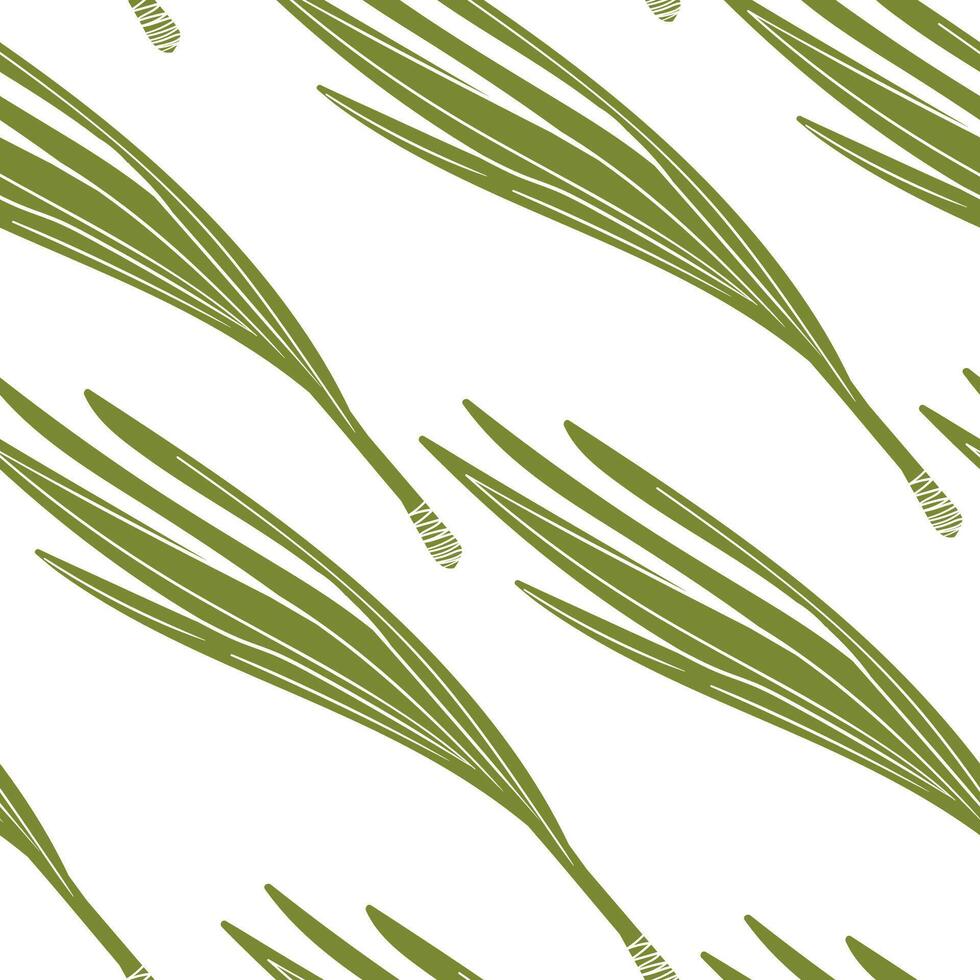 Simple Pine Needle Pattern vector