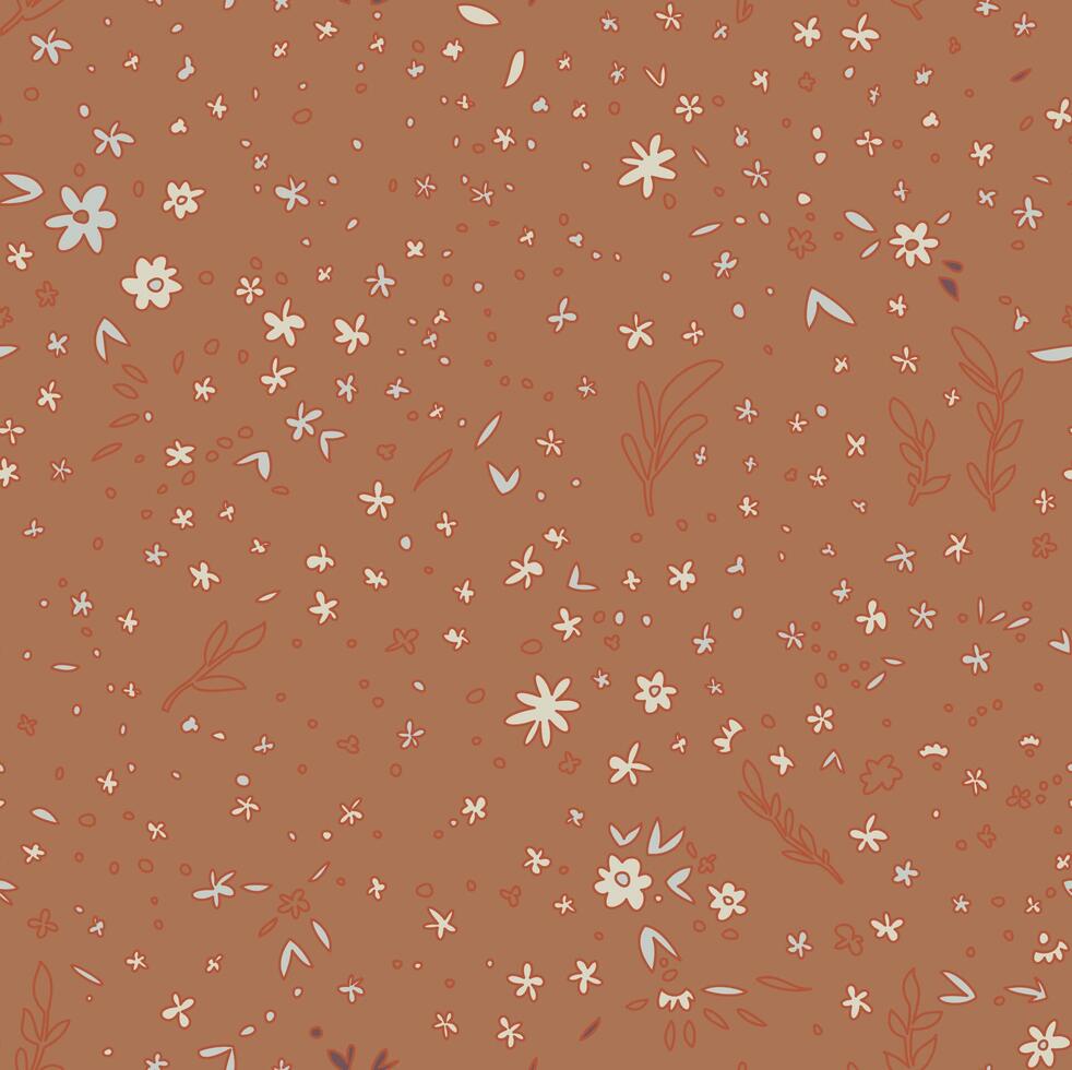 Tiny Floral Pattern Design vector