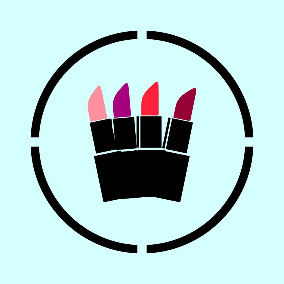 lipstick icon vectors illustration