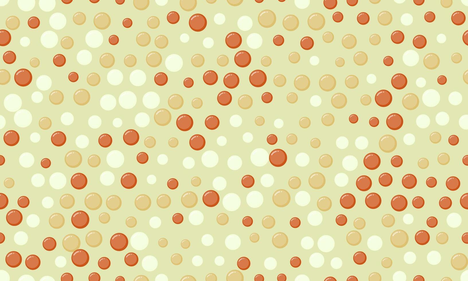 Abstract polka dot pattern with geometric circles, perfect for seamless textile prints, wallpaper, or modern poster backgrounds. A trendy and creative design. vector