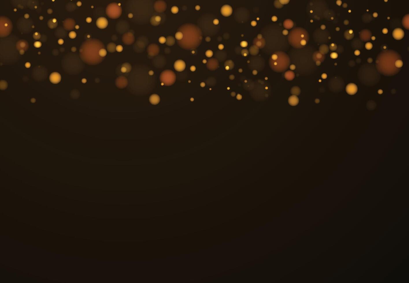 Gold glitter texture isolated with bokeh on background. Particles color Celebratory. Golden explosion of confetti Design vector