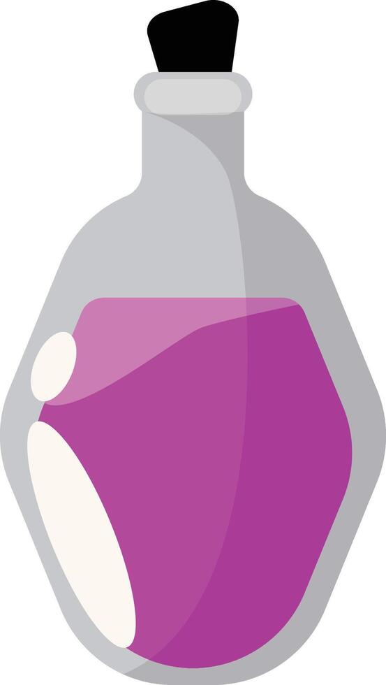 Magic Potion Bottle Clipart vector
