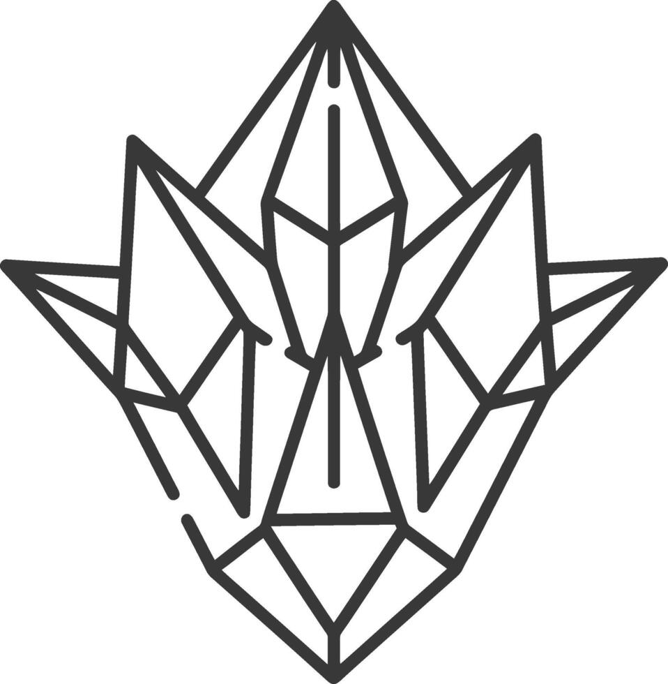 A black and white logo for a company vector
