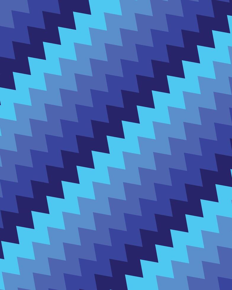 Abstract blue zigzag pattern background for sublimation print jersey vector