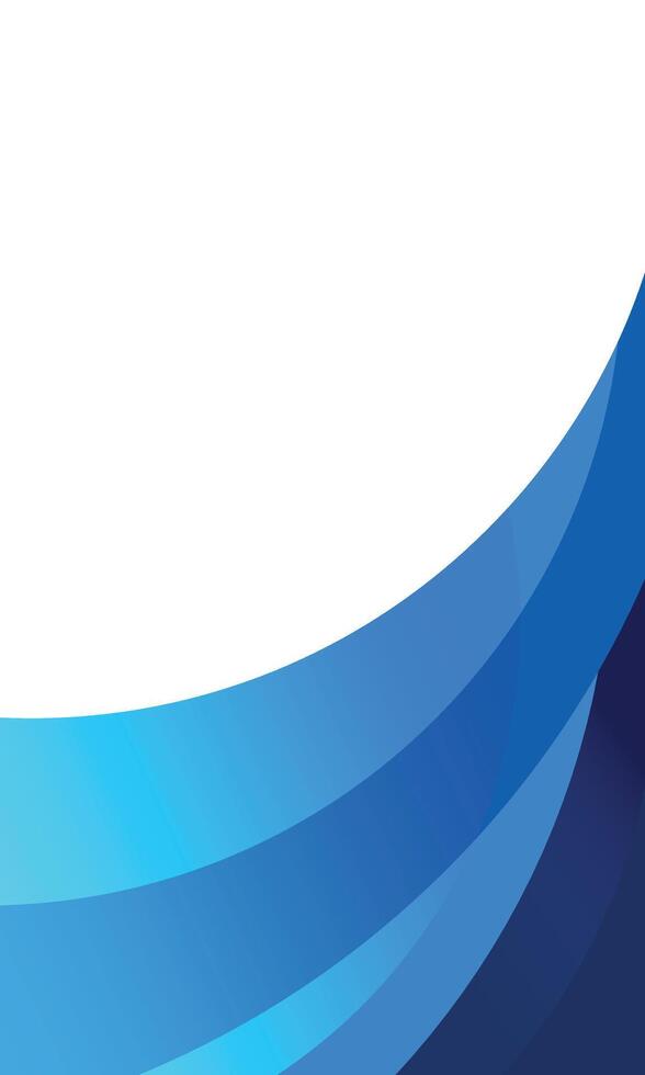 Abstract curved blue lines blank modern wallpaper vector