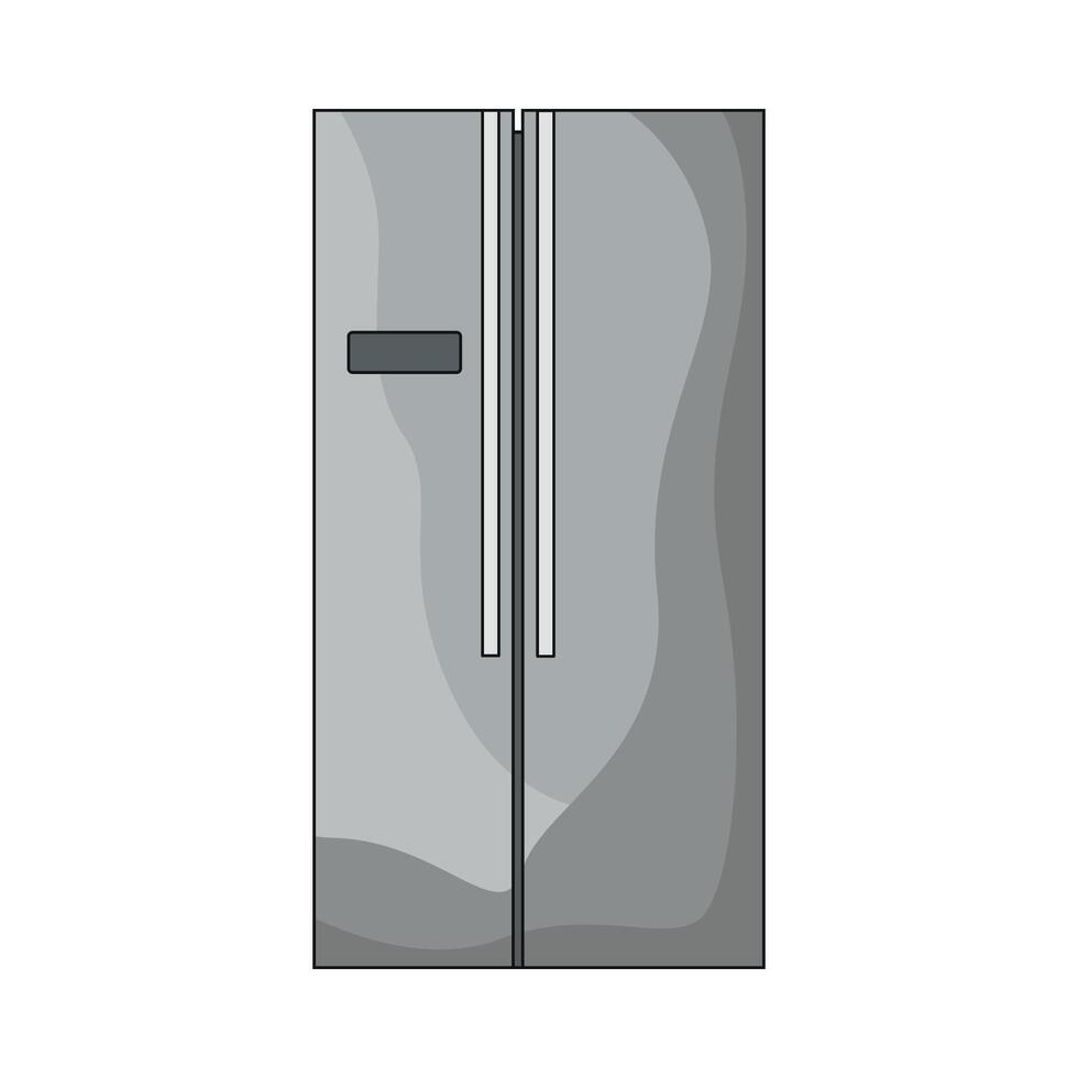 illustration of refrigerator vector