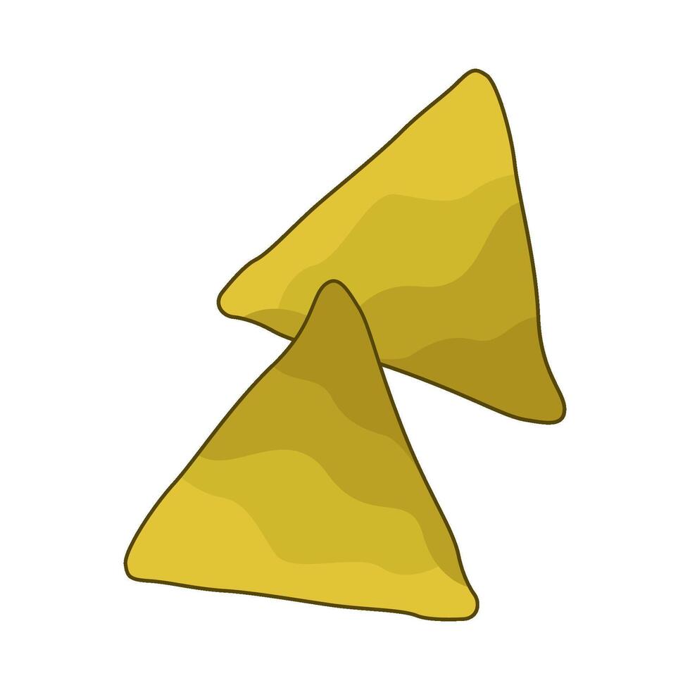 illustration of nacho chips vector