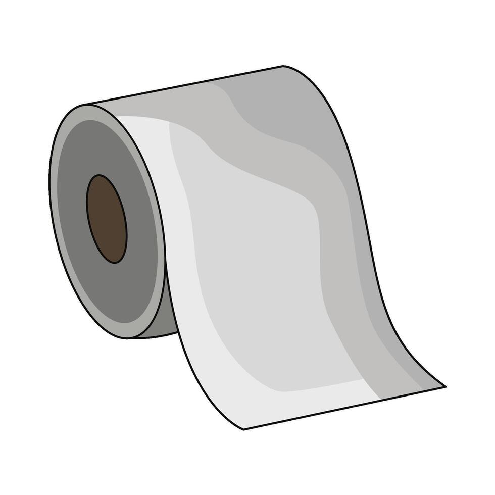 illustration of toilet paper vector