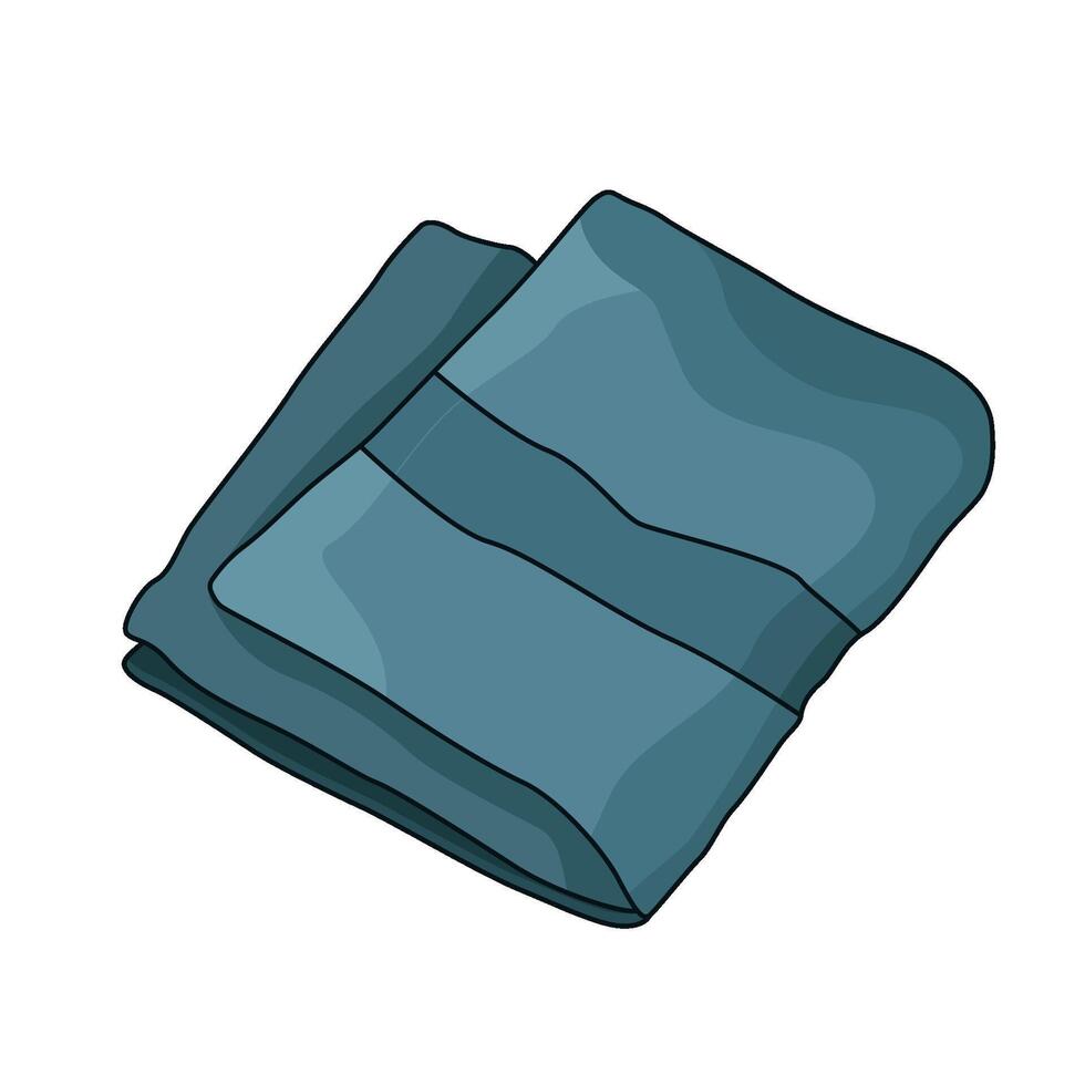 illustration of towel vector