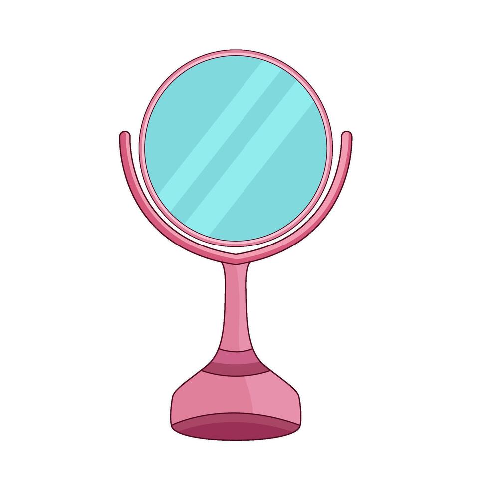 illustration of mirror vector