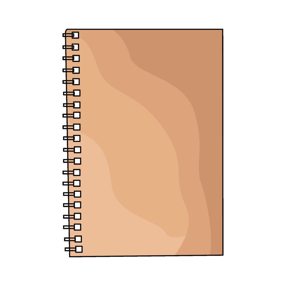 illustration of notebook vector