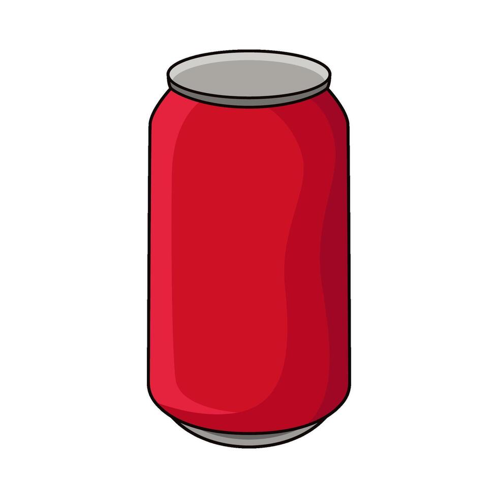 illustration of soda can vector