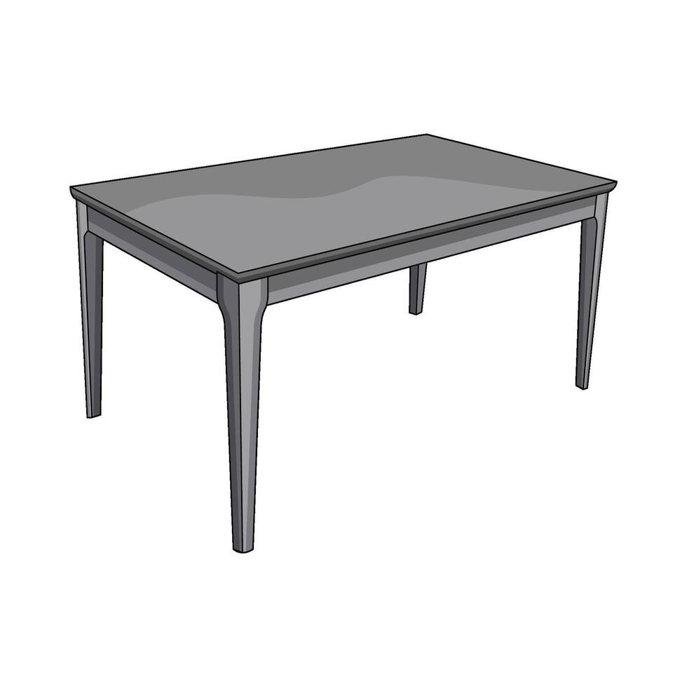 illustration of table vector
