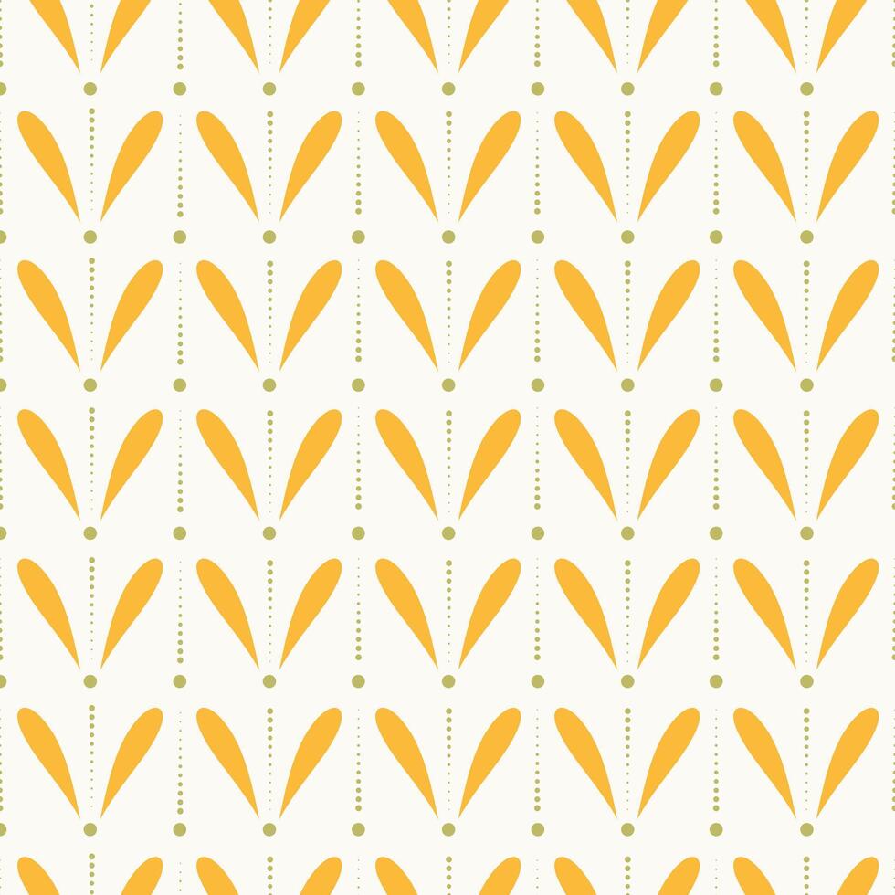 Abstract seamless summer pattern. Yellow endless background with geometric simple print. Modern print for textile, fabric, wallpaper, wrapping, scrapbook and packaging. vector