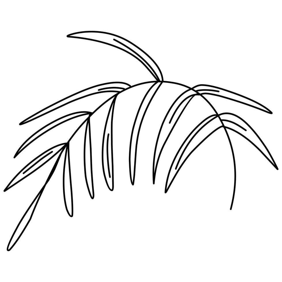 Twig Illustration on a white background vector