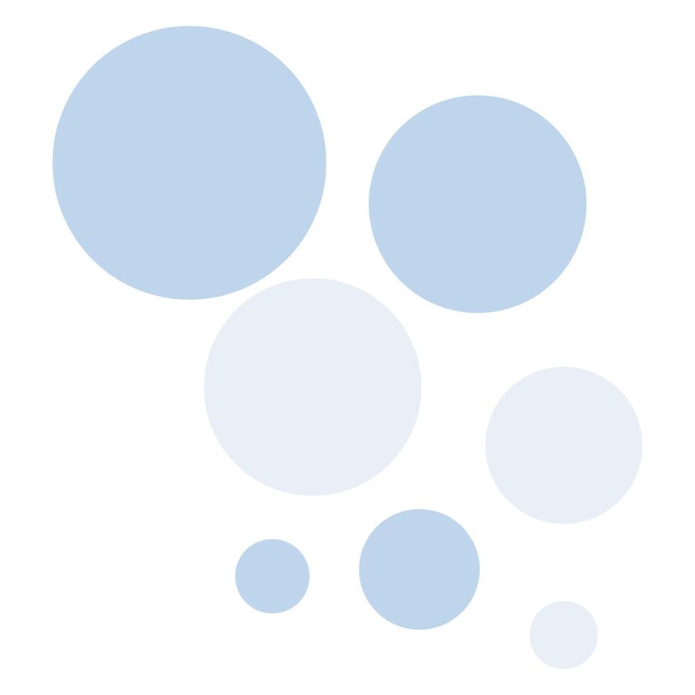 Simple Blue Circles Ornament vector