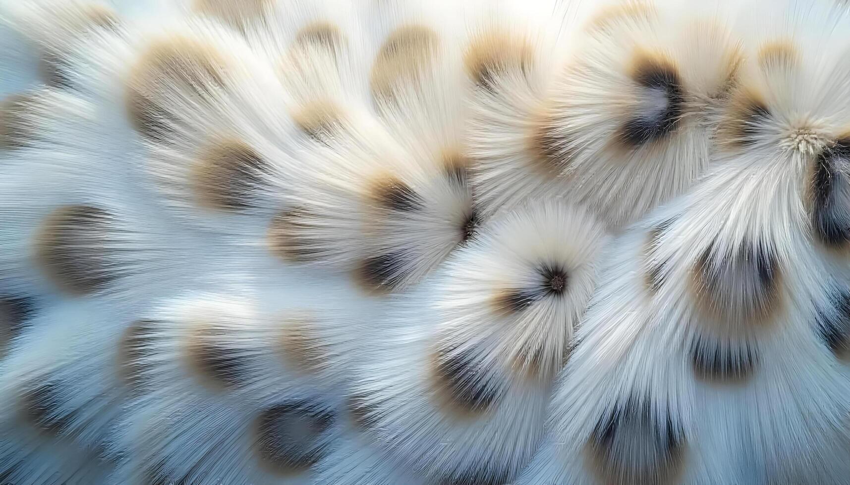 Snow Leopard Fur Texture for Frosty Design Backgrounds photo