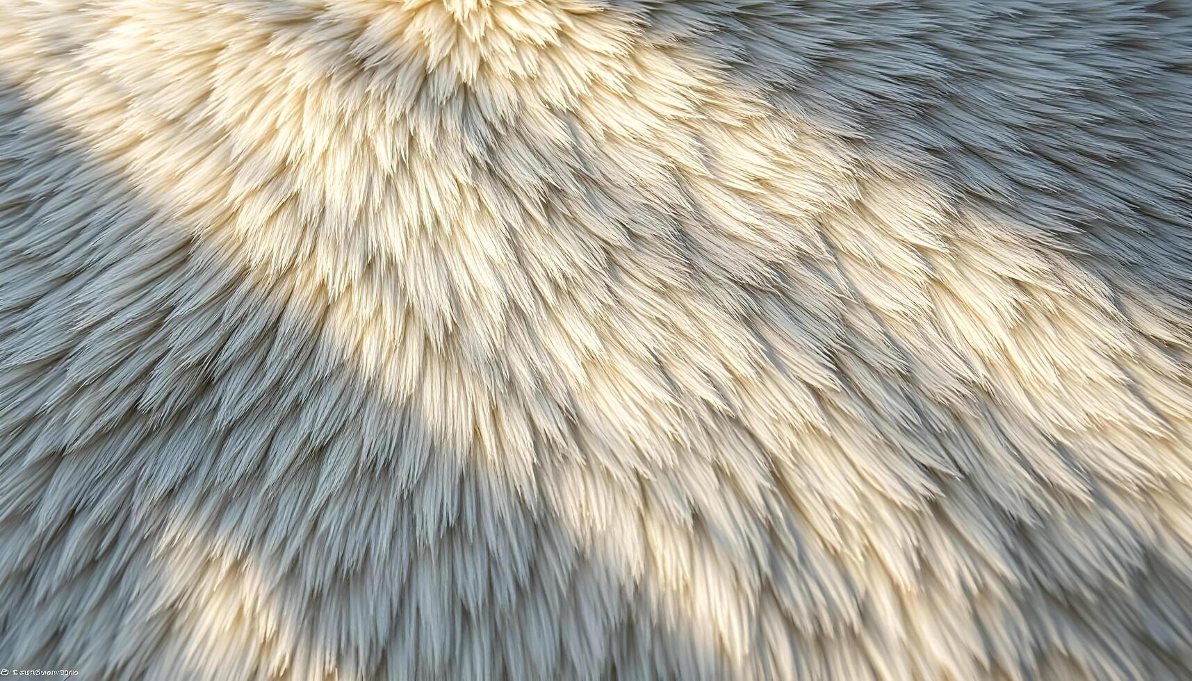 Polar Bear Fur Background for Cold Climate Designs photo