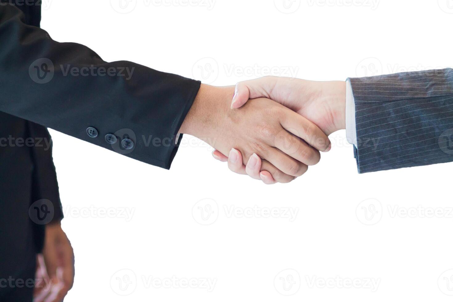 Soft Focus,Handshake businessmen to show the deal to do business together in the meeting room before signing the contract to do business. photo