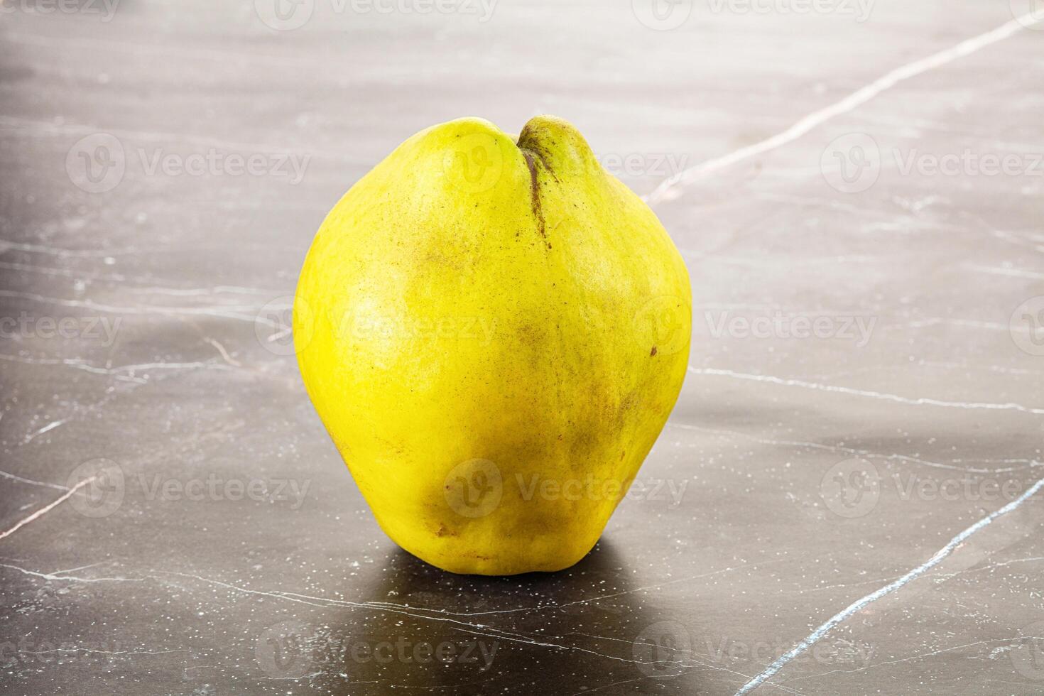 Ripe sweet organic quince fruit photo