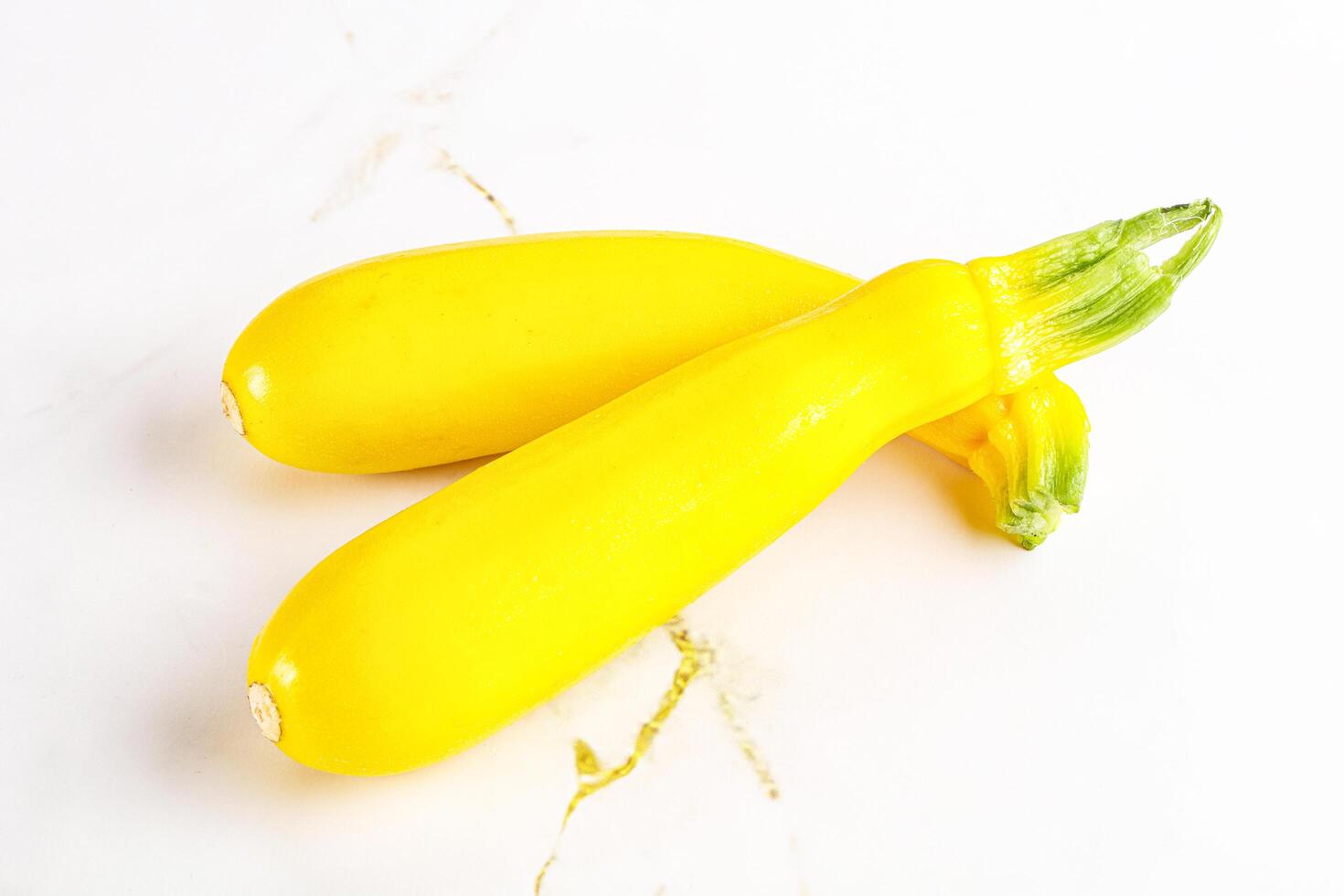 Yellow young zucchini for cooking photo