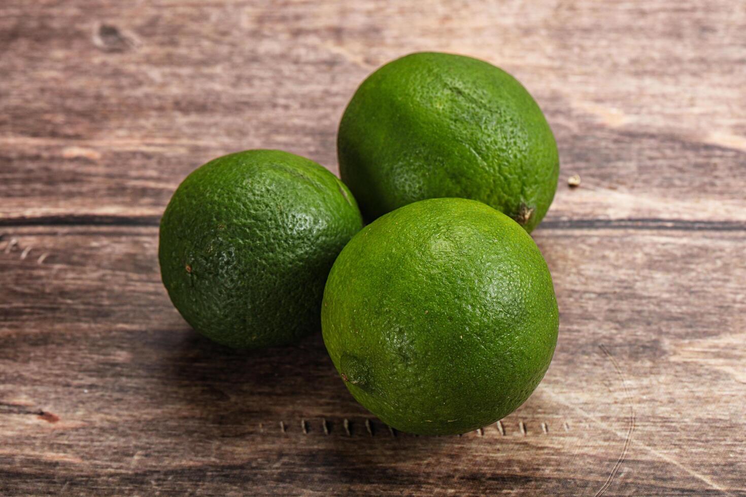 Green sour tropical Lime fruit photo