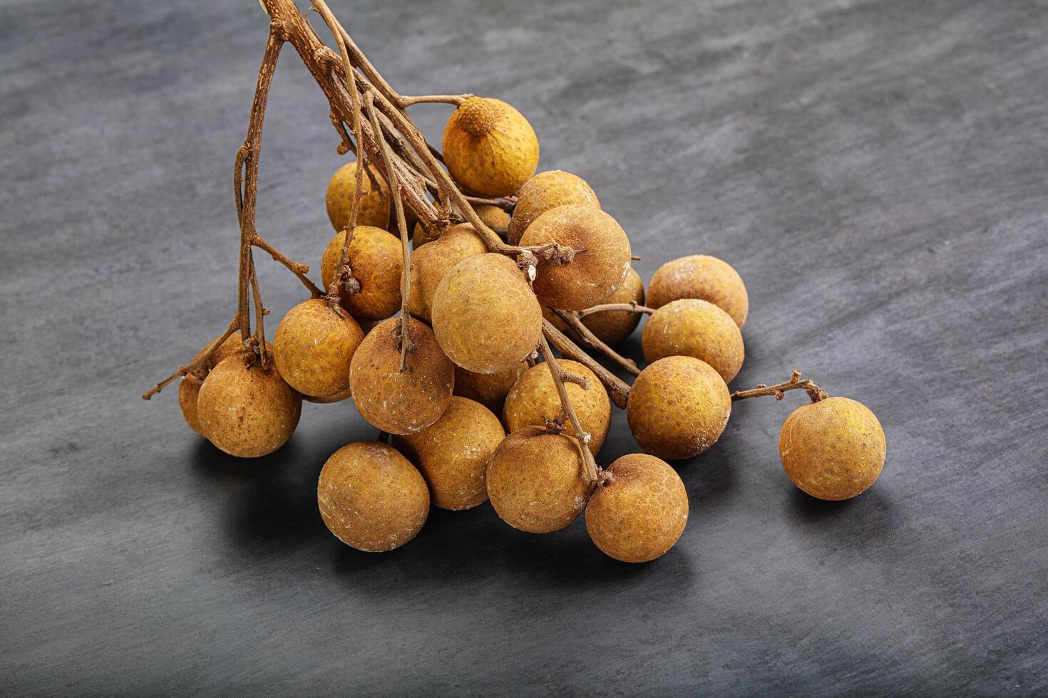 Ripe sweet tropical Longan fruit photo